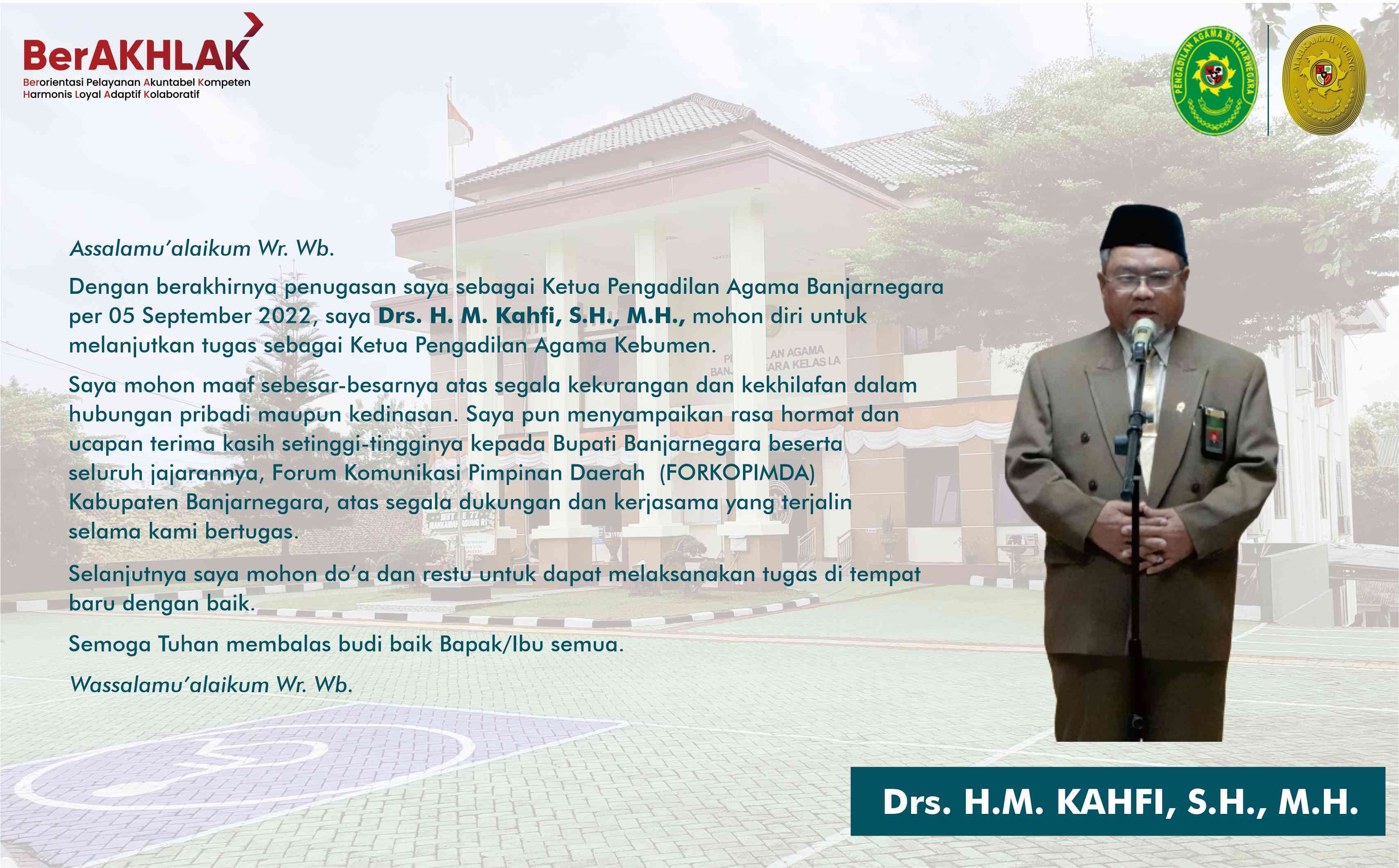 kahfi pamit