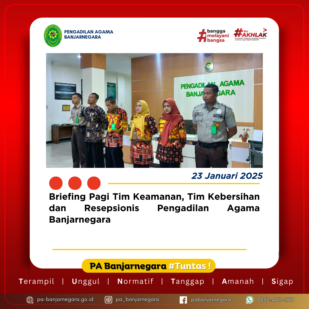 23012025 Briefing Pagi