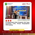 PA Banjarnegara Gelar Pengantar Alih Tugas Surachman, A.Md., Menuju Pengangkatan PPPK Badilag
