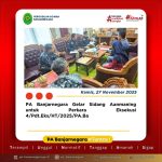 PA Banjarnegara Gelar Sidang Aanmaning untuk Perkara Eksekusi 4/Pdt.Eks/HT/2025/PA.Ba