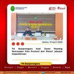 PA Banjarnegara Ikuti Zoom Meeting Rancangan Pola Promosi dan Mutasi Jabatan Kepaniteraan