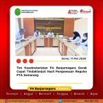 PA Banjarnegara Gerak Cepat Tindaklanjuti Hasil Pengawasan Reguler PTA Semarang