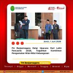 PA Banjarnegara Gelar Upacara Hari Lahir Pancasila 2026, Teguhkan Komitmen Pengamalan Nilai-Nilai Kebangsaan