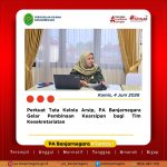 Perkuat Tata Kelola Arsip, PA Banjarnegara Gelar Pembinaan Kearsipan bagi Tim Kesekretariatan