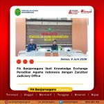 PA Banjarnegara Ikuti Knowledge Exchange Peradilan Agama Indonesia dengan Zanzibar Judiciary Office