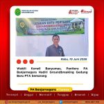 Wakili Korwil Banyumas, Panitera PA Banjarnegara Hadiri Groundbreaking Gedung Baru PTA Semarang