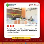 Perkuat Tata Kelola Kepegawaian, PA Banjarnegara Ikuti Sosialisasi Administrasi Kenaikan Pangkat
