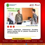 Direktur Pembinaan Administrasi Peradilan Agama Badilag MA RI Lakukan Pembinaan di PA Banjarnegara