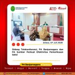 Sidang Telekonferensi, PA Banjarnegara dan PA Sumber Perkuat Efektivitas Pemeriksaan Saksi