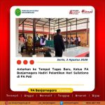 Antarkan ke Tempat Tugas Baru, Ketua PA Banjarnegara Hadiri Pelantikan Heri Sulistiono di PA Pati