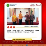 Akhiri Masa PPL, PA Banjarnegara Lepas Mahasiswa dari Empat Perguruan Tinggi