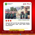Semarak HUT ke-81 RI dan Mahkamah Agung, PA Banjarnegara Gelar Jalan Sehat Penuh Kebersamaan