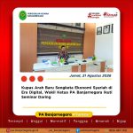 Kupas Arah Baru Sengketa Ekonomi Syariah di Era Digital, Wakil Ketua PA Banjarnegara Ikuti Seminar Daring