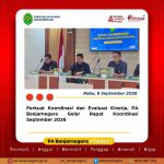 Perkuat Koordinasi dan Evaluasi Kinerja, PA Banjarnegara Gelar Rapat Koordinasi September 2026