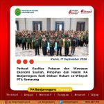 Perkuat Kualitas Putusan dan Wawasan Ekonomi Syariah, Pimpinan dan Hakim PA Banjarnegara Ikuti Diskusi Hukum se-Wilayah PTA Semarang