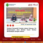 Perkuat Perspektif Gender dalam Putusan, PA Banjarnegara Ikuti Bimtek Kaum Rentan Berhadapan dengan Hukum