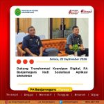 Dukung Transformasi Kearsipan Digital, PA Banjarnegara Ikuti Sosialisasi Aplikasi SRIKANDI