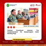 Perkuat Koordinasi Internal, Tim Kesekretariatan PA Banjarnegara Gelar Briefing Pagi