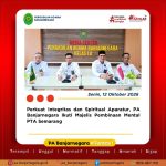 Perkuat Integritas dan Spiritual Aparatur, PA Banjarnegara Ikuti Majelis Pembinaan Mental PTA Semarang