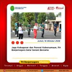 Jaga Kebugaran dan Pererat Kebersamaan, PA Banjarnegara Gelar Senam Bersama