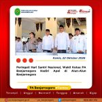 Peringati Hari Santri Nasional, Wakil Ketua PA Banjarnegara Hadiri Apel di Alun-Alun Banjarnegara