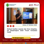 Perkuat Kualitas Layanan dan Zona Integritas, PA Banjarnegara Gelar Forum Konsultasi Publik