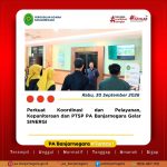 Perkuat Koordinasi dan Pelayanan, Kepaniteraan dan PTSP PA Banjarnegara Gelar SINERGI